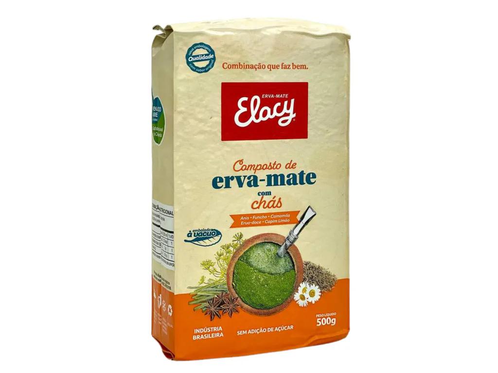 Elacy Yerba Mate Composed Chimarrao Vacuum (Anīsa, Pērkona, Kalmu, Citronzāles)