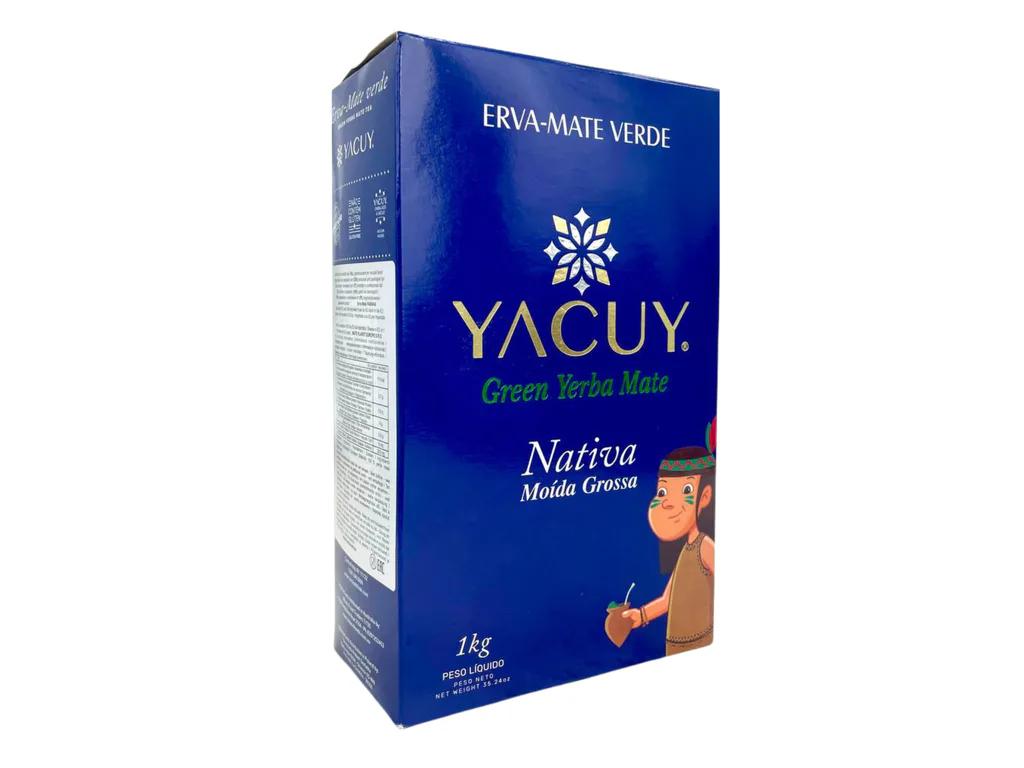 Yacuy Green Yerba Mate Nativa Moida Grossa Vakuum 1000 g Chimarrao