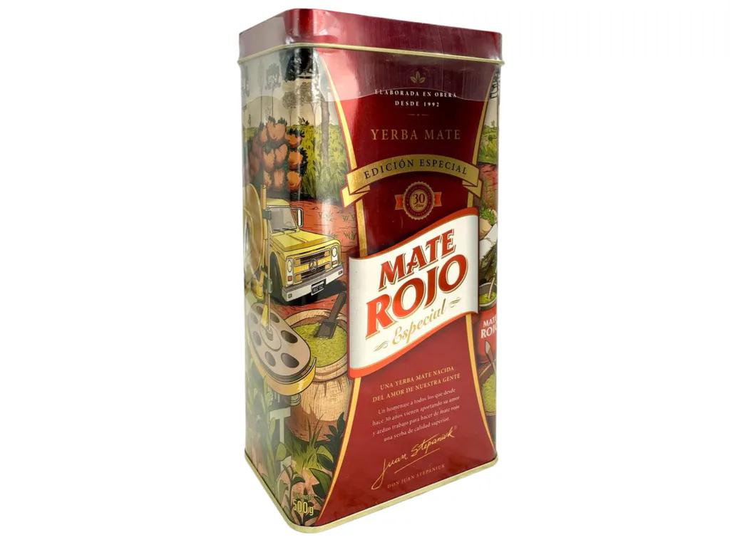 Mate Rojo Suave Tin 500 g (zaļš)