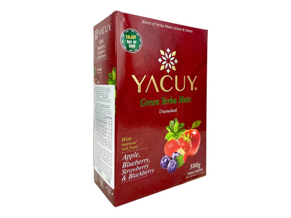 Yacuy Green Yerba Mate RED FRUITS 500 g Vakuums