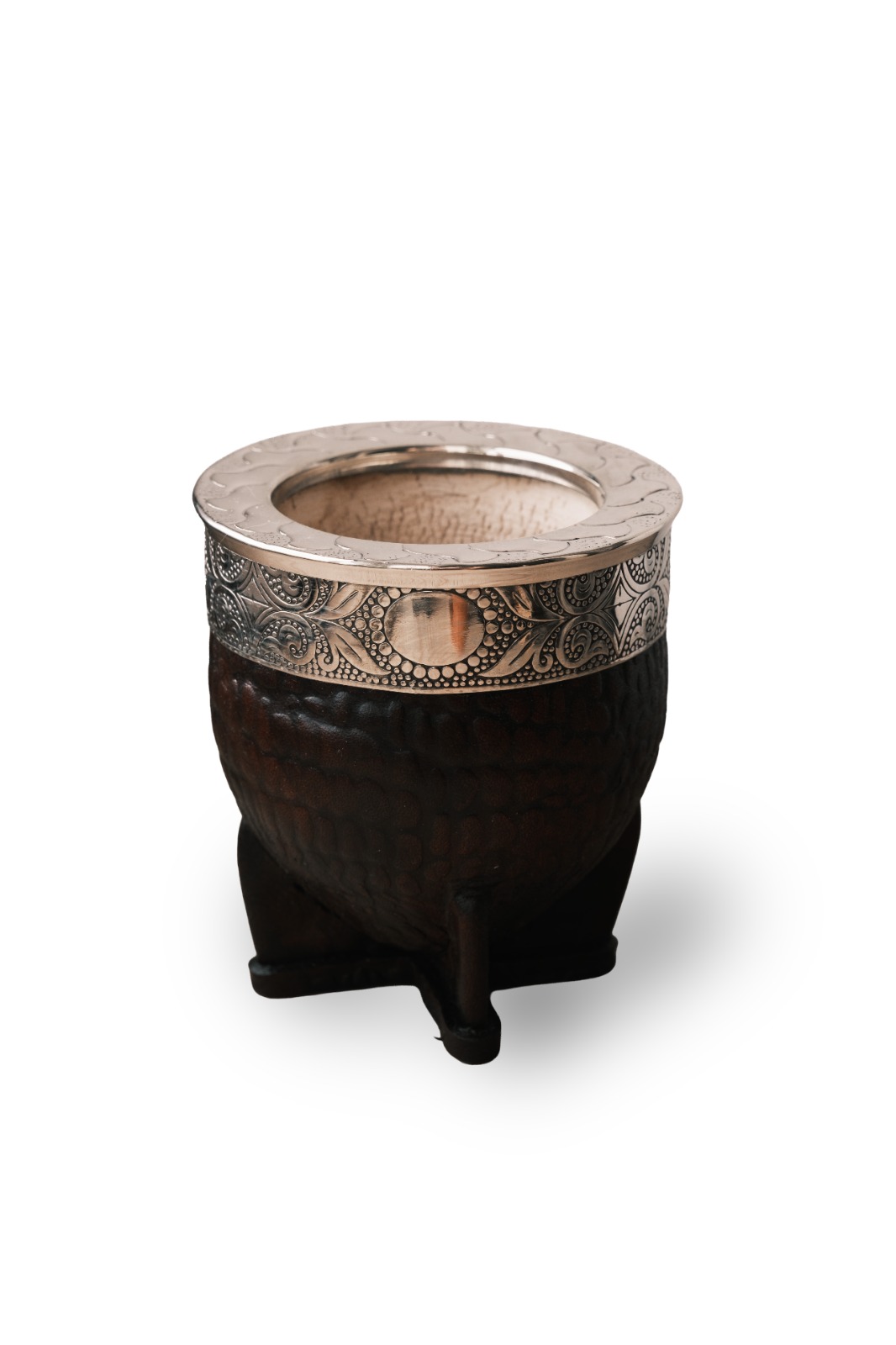 Brown Imperial Cardiel Yerba Mate Gourd image 1